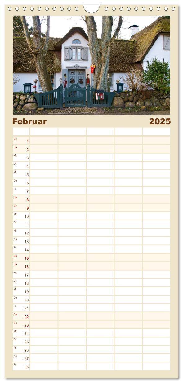 Bild: 9783457107331 | Familienplaner 2025 - Sylt-Momente mit 5 Spalten (Wandkalender, 21...