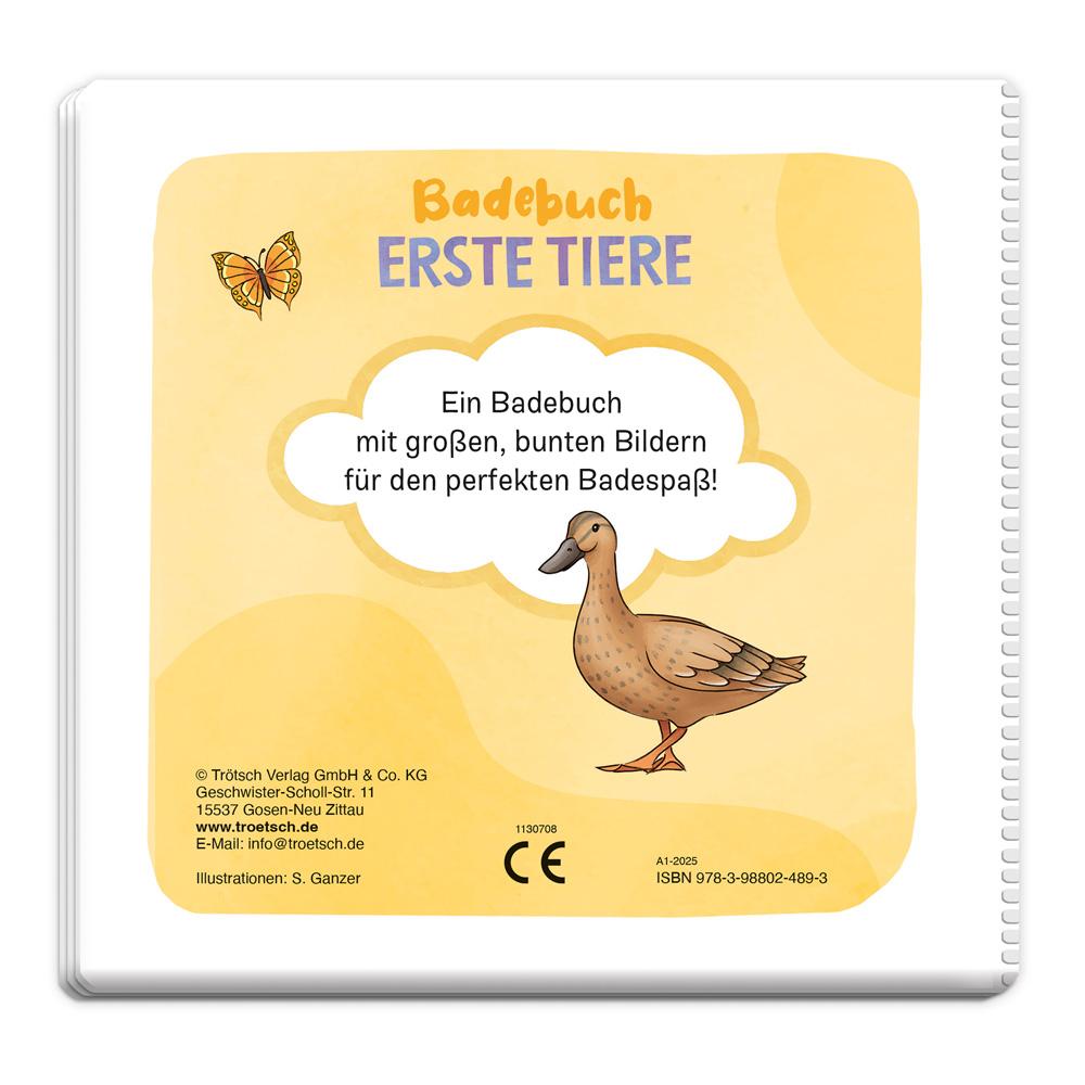 Bild: 9783988024893 | Trötsch Badebuch Erste Tiere | Trötsch Verlag GmbH &amp; Co. KG | Buch