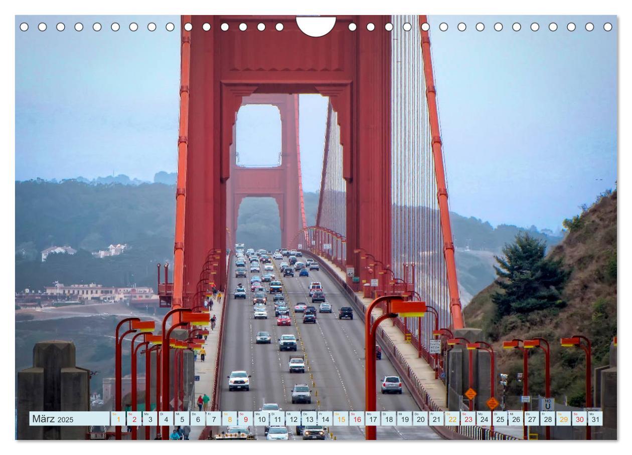 Bild: 9783435352142 | Golden Gate Bridge - Synonym für San Francisco (Wandkalender 2025...