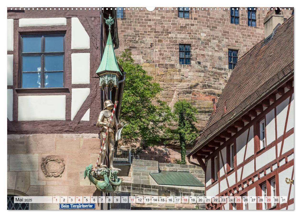 Bild: 9783435591619 | NÜRNBERG Historisches Stadtherz (Wandkalender 2025 DIN A2 quer),...