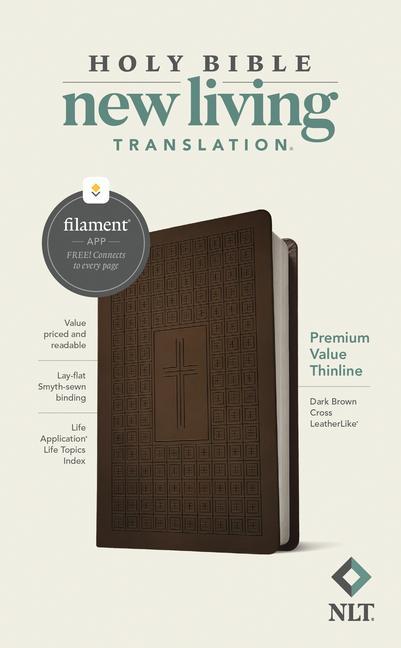 Cover: 9781496458063 | NLT Premium Value Thinline Bible, Filament Enabled (Leatherlike,...