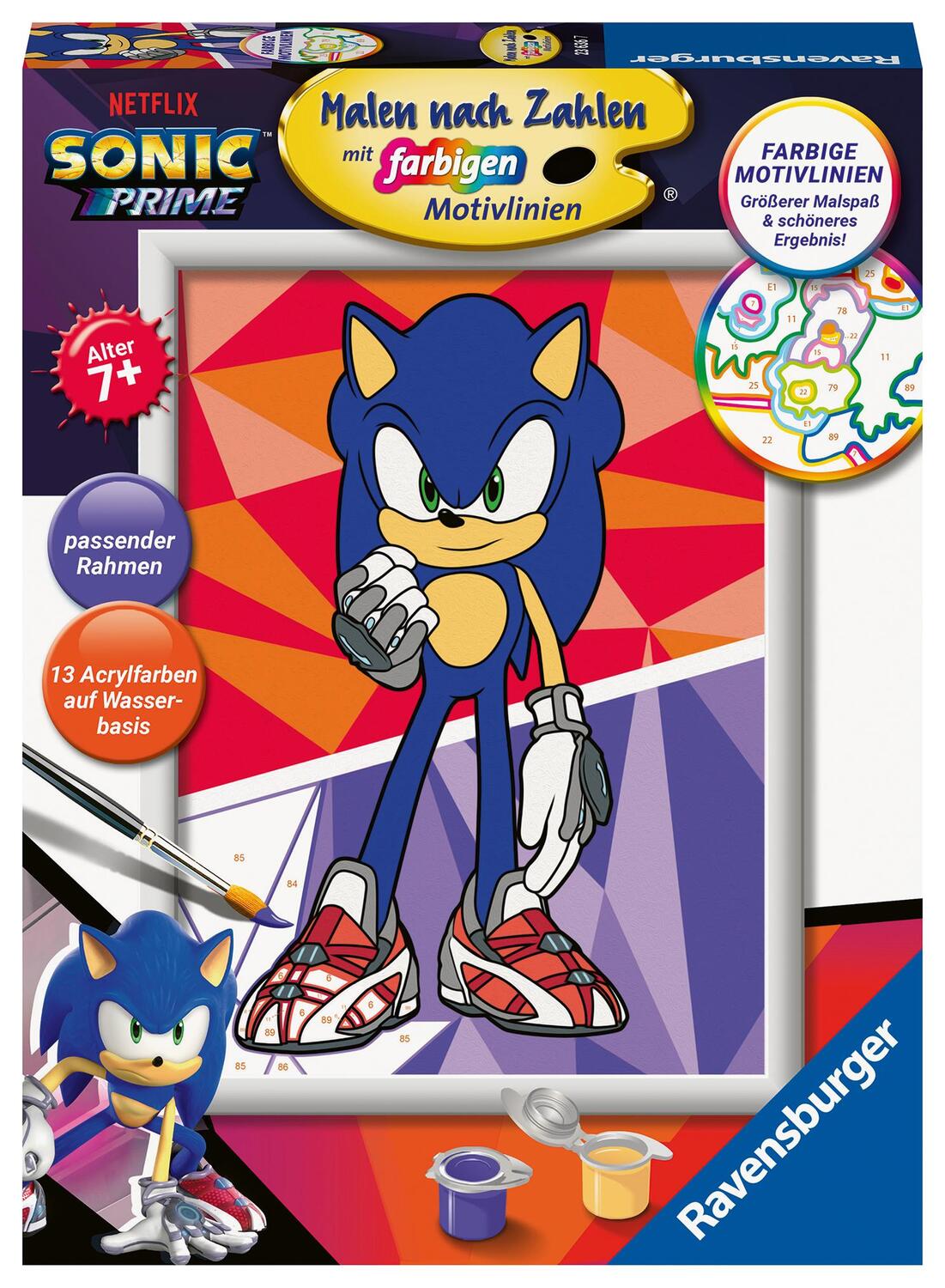 Cover: 4005556236367 | Ravensburger Malen nach Zahlen 23636 - Sonic: New Yoke City -...