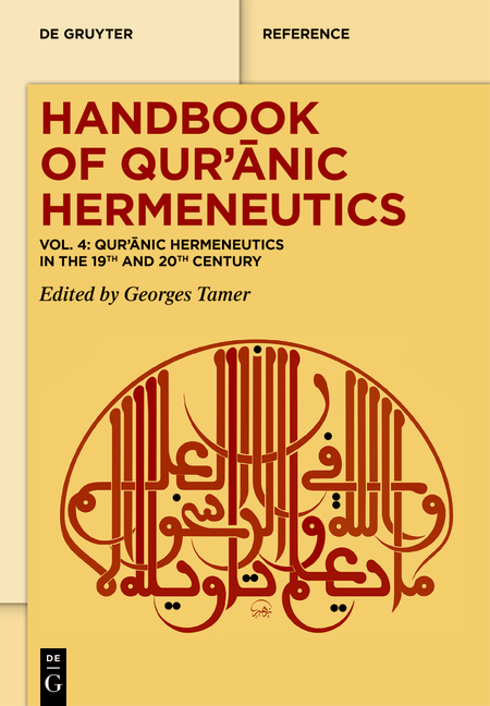 Cover: 9783110581652 | Qur'anic Hermeneutics in the 19th and 20th Century | Georges Tamer