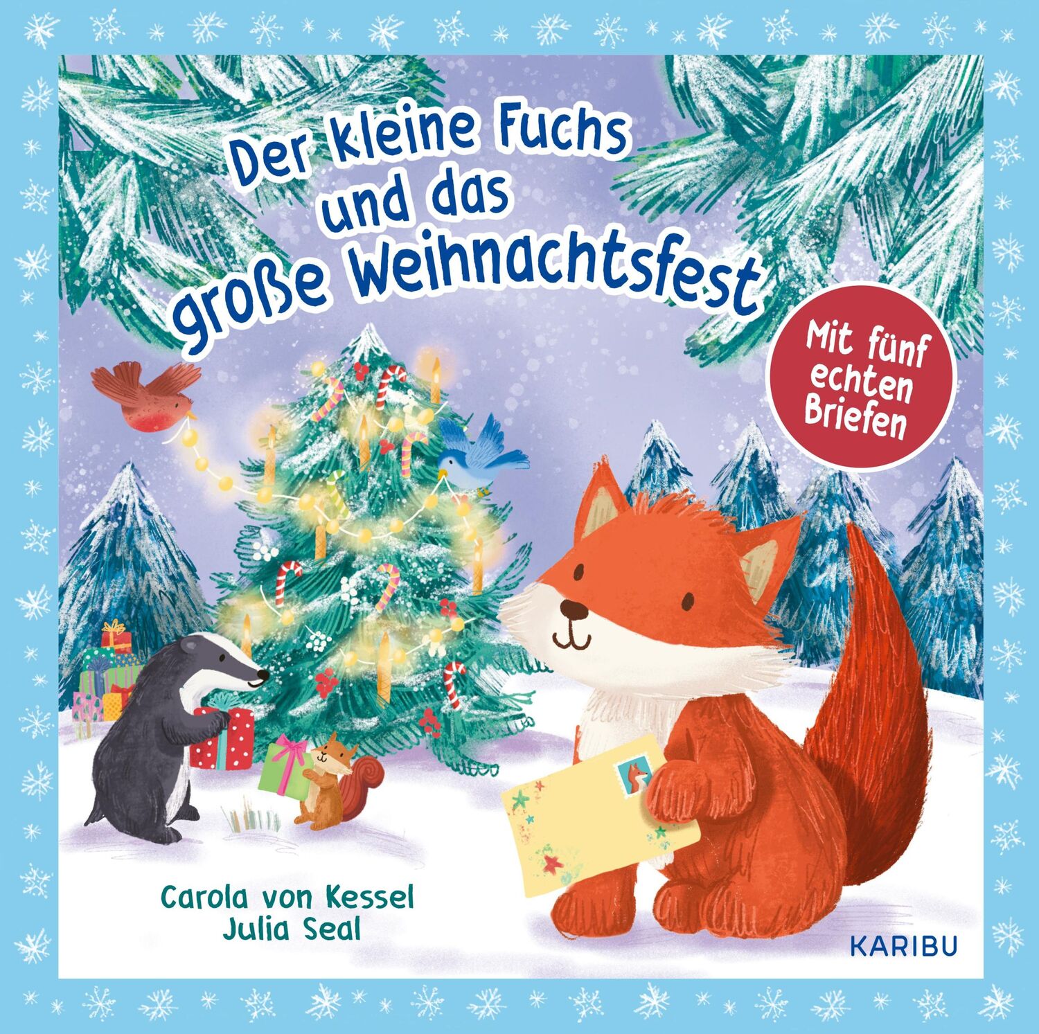 Cover: 9783961293483 | Der kleine Fuchs und das große Weihnachtsfest - mit fünf echten...