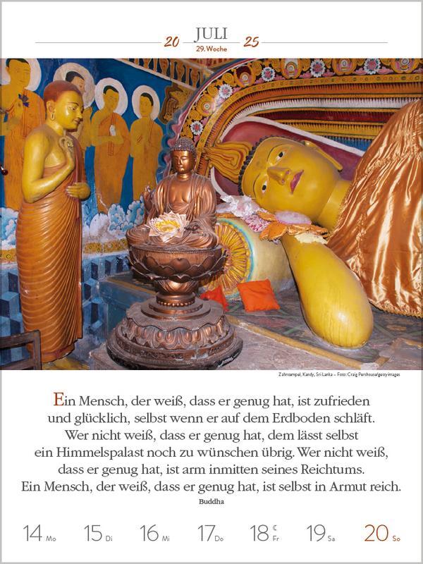 Bild: 9783731877264 | Buddhistische Weisheiten 2025 | Verlag Korsch | Kalender | 54 S.