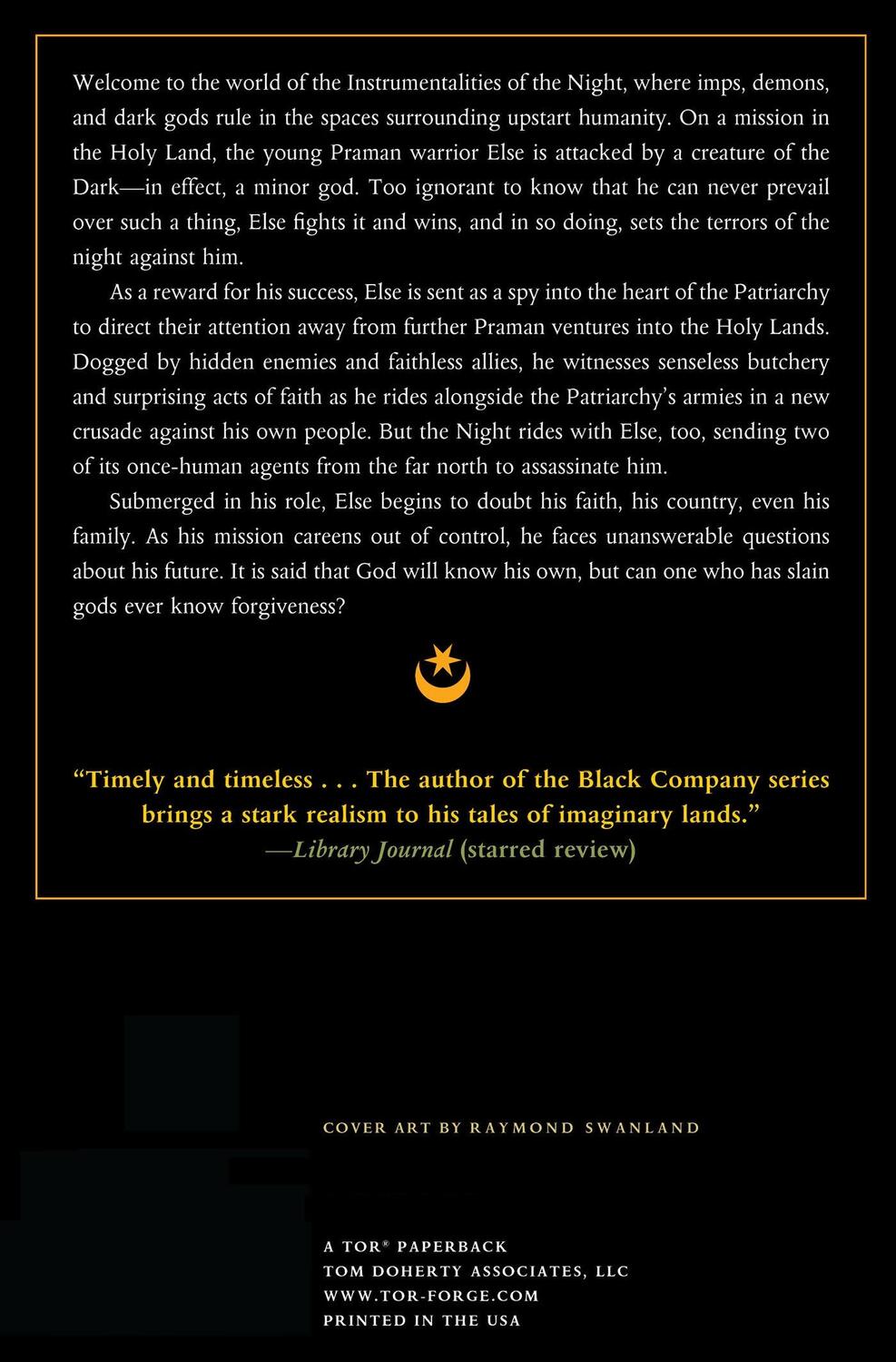 Rückseite: 9780765325891 | The Tyranny of the Night | Glen Cook | Buch | Englisch | 2010