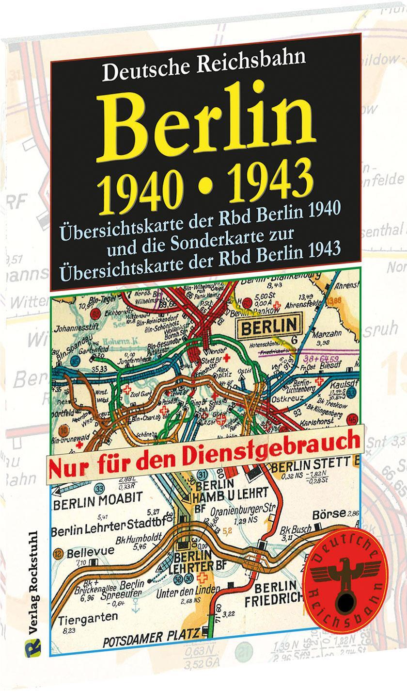 Cover: 9783959665834 | Übersichtskarten der Reichsbahndirektion Berlin 1940 und...