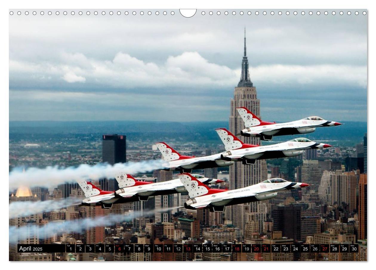 Bild: 9781325965946 | U.S. Aircraft - Fighting Jets (Wall Calendar 2025 DIN A3...