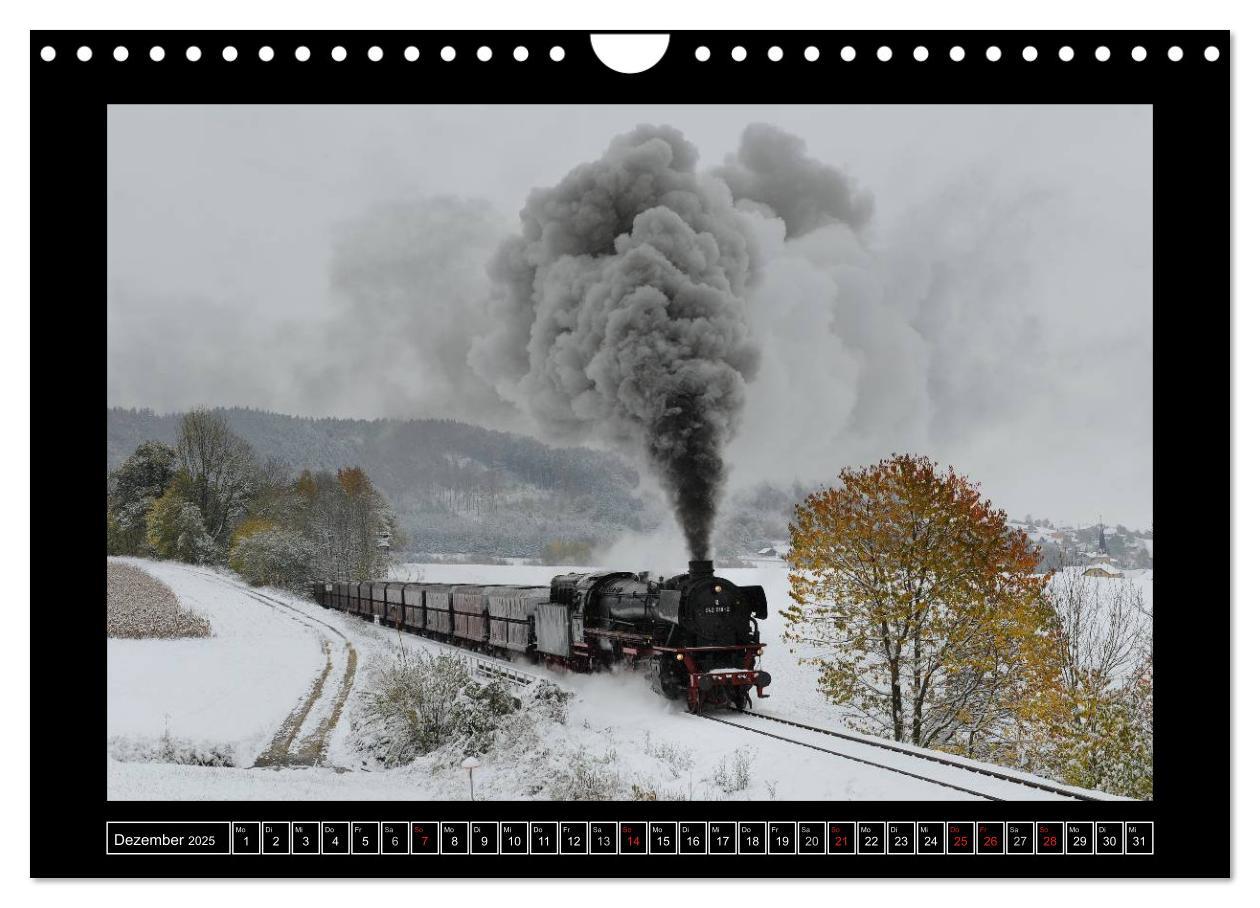 Bild: 9783435778881 | Eisenbahndampfromantik (Wandkalender 2025 DIN A4 quer), CALVENDO...