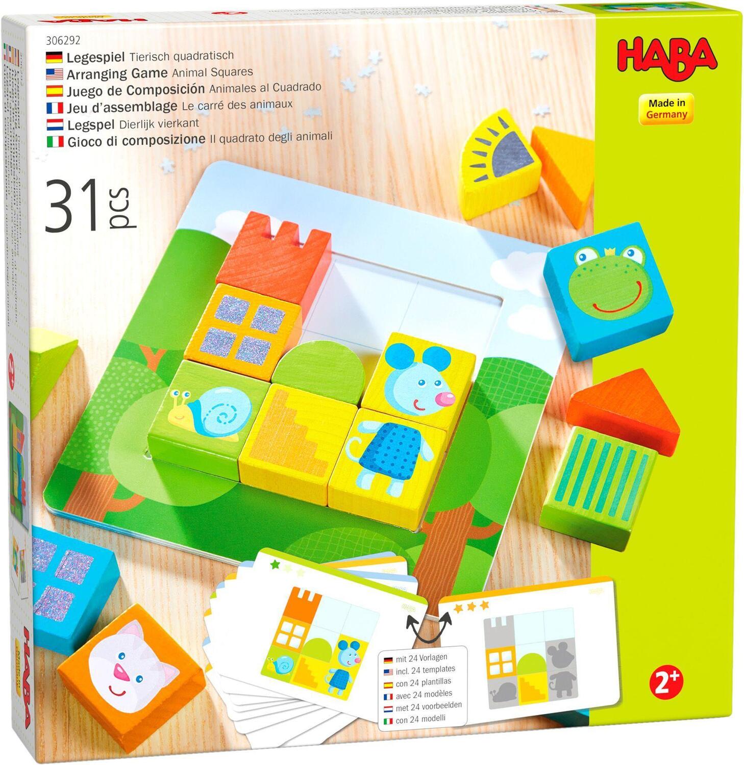 Cover: 4010168257938 | Legespiel Tierisch quadratisch | Spiel | Deutsch | 2021 | HABA