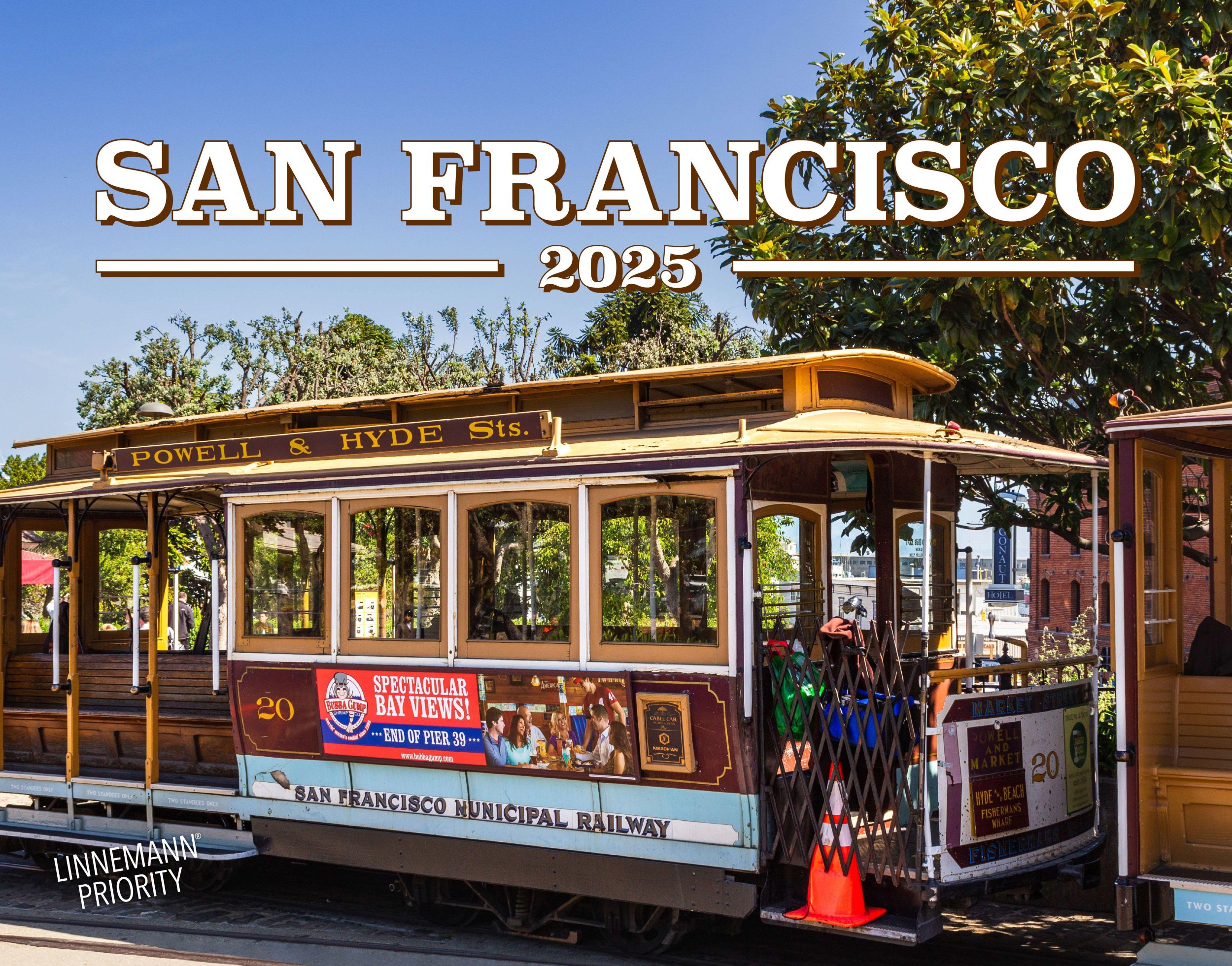 Cover: 9783862923304 | San Francisco 2025 Großformat-Kalender 58 x 45,5 cm | Linnemann Verlag