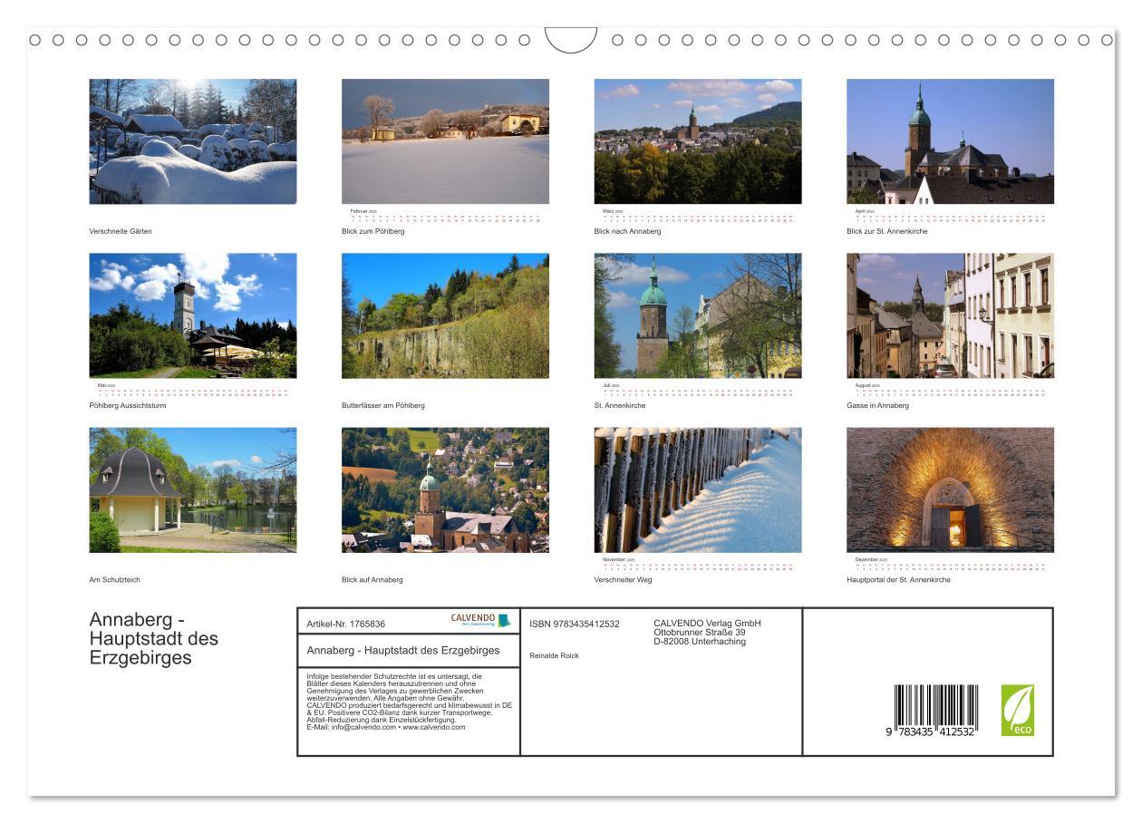 Bild: 9783435412532 | Annaberg - Hauptstadt des Erzgebirges (Wandkalender 2025 DIN A3...