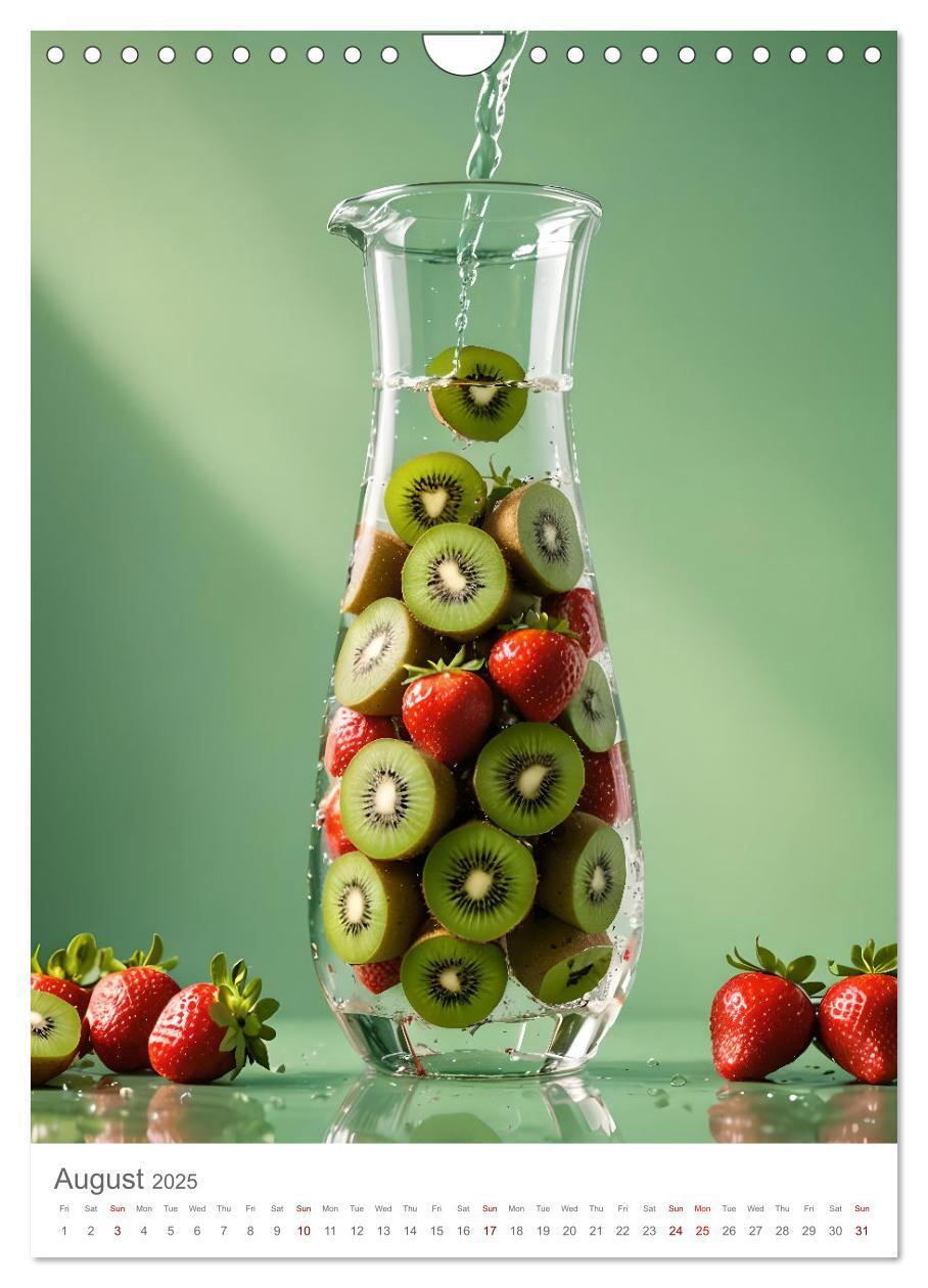 Bild: 9781325989225 | Pure refreshment - Infused water (Wall Calendar 2025 DIN A4...