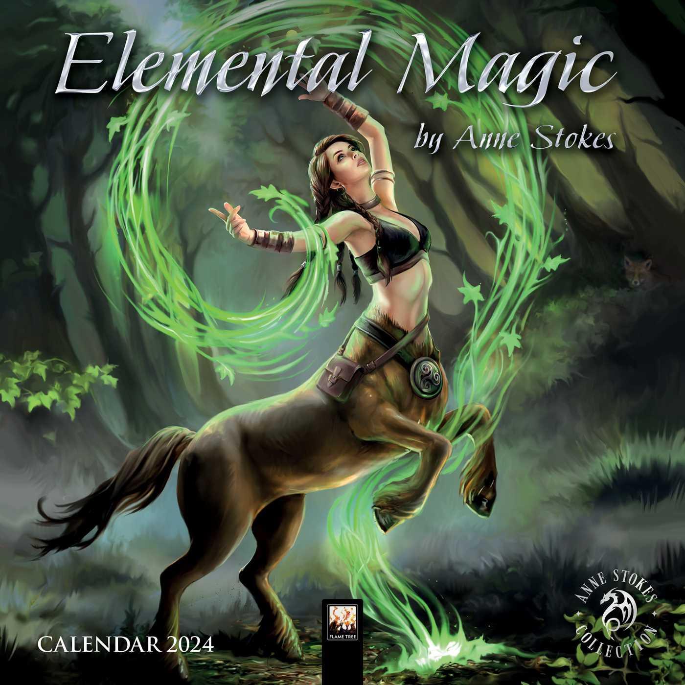 Bild: 9781804174784 | Anne Stokes: Elemental Magic Mini Wall Calendar 2024 (Art Calendar)