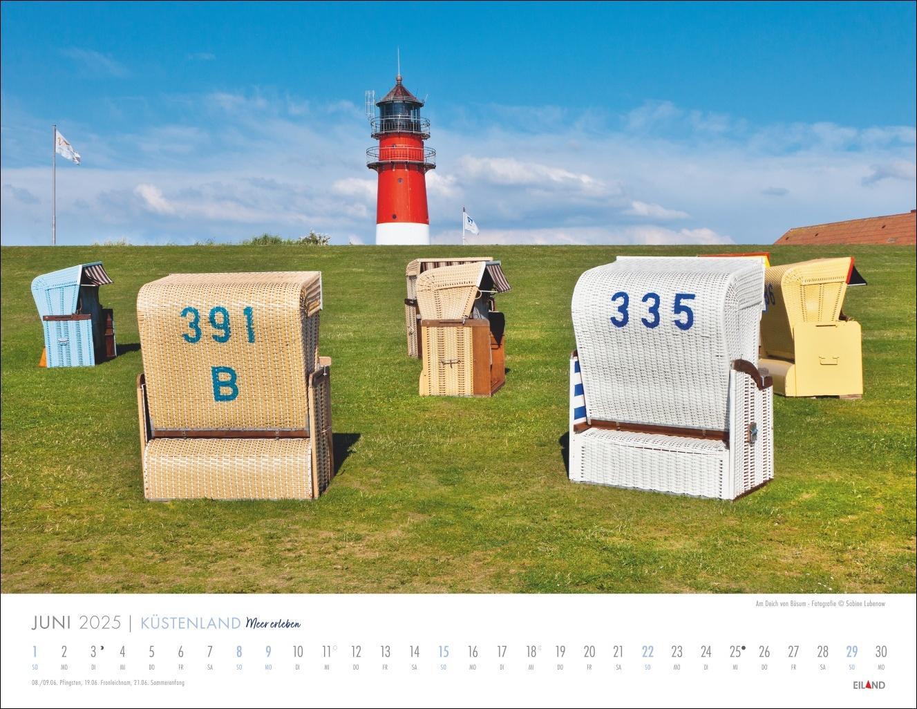 Bild: 9783964023513 | Küstenland Kalender 2025 - Meer erleben | Eiland | Kalender | 13 S.