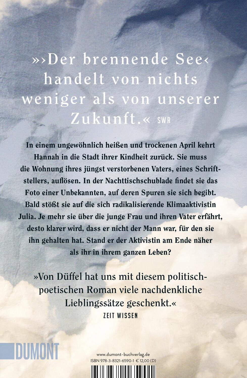 Rückseite: 9783832165901 | Der brennende See | Roman | John von Düffel | Taschenbuch | Deutsch