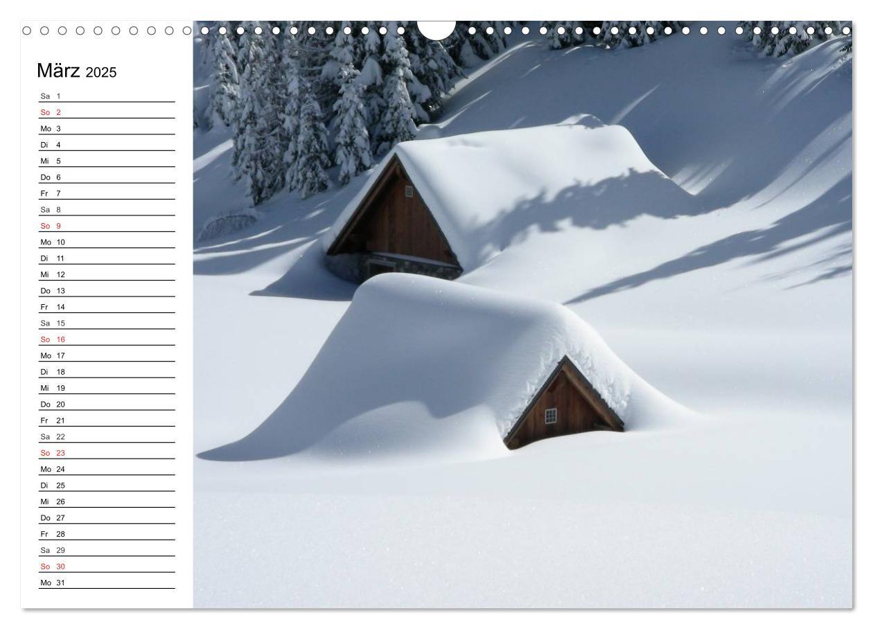 Bild: 9783435525201 | Wintermärchen. Landschaften im Schnee (Wandkalender 2025 DIN A3...