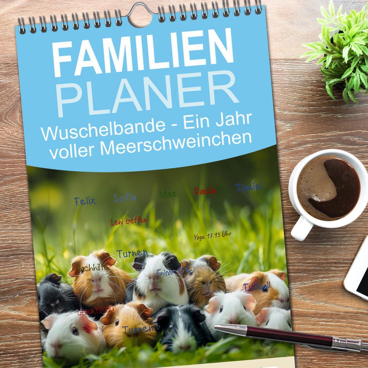 Bild: 9783457190715 | Familienplaner 2025 - Wuschelbande - Ein Jahr voller...