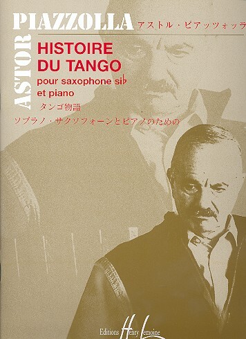 Cover: 9790230968201 | HISTOIRE DU TANGO TENOR SAXOPHONE &amp; PIAN | KEN-ICHIRO, ISODA | Buch