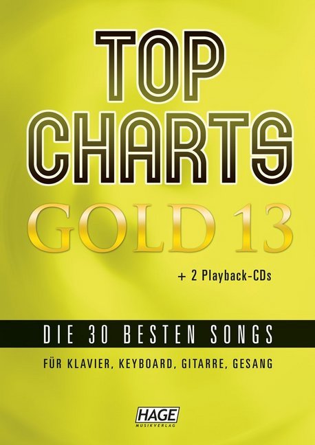 Cover: 9783866264892 | Top Charts Gold, m. 2 Audio-CDs. Vol.13 | HAGE Musikverlag | Buch