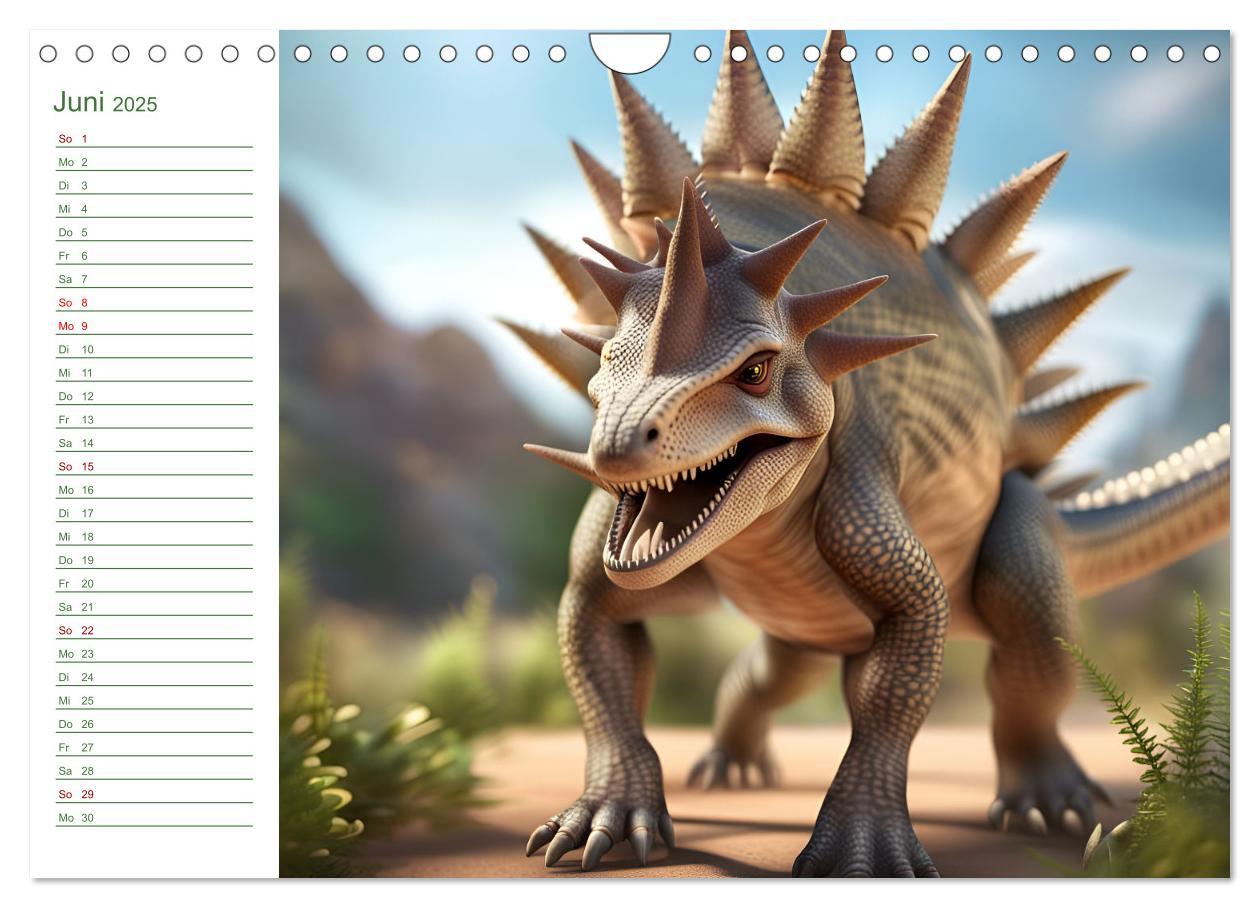 Bild: 9783383846519 | KI Dinosaurier - Herrscher der Lüfte, Land und Meer (Wandkalender...