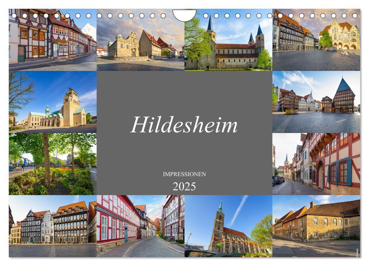 Cover: 9783435053261 | Hildesheim Impressionen (Wandkalender 2025 DIN A4 quer), CALVENDO...