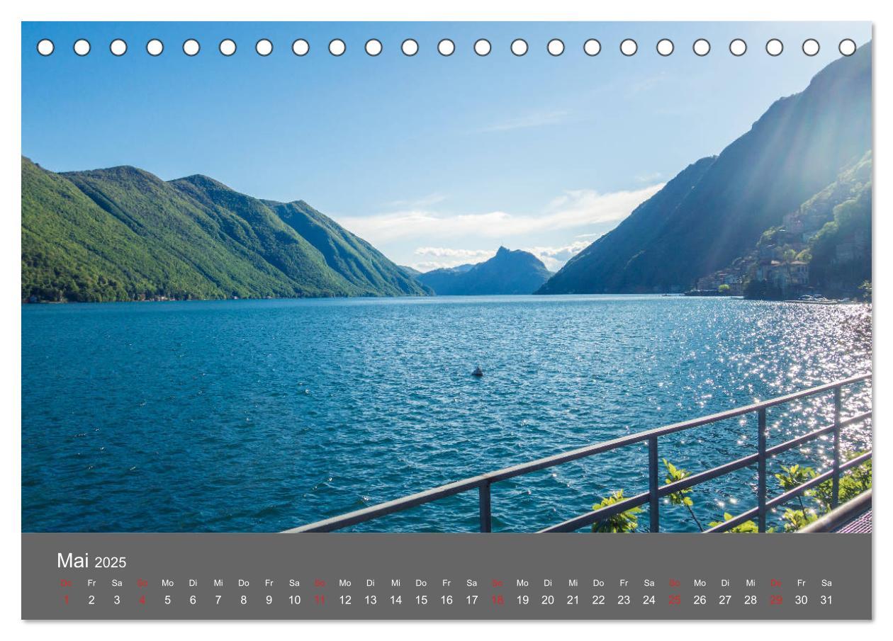 Bild: 9783435232840 | Tessin, zwischen Lago Maggiore und Lugano (Tischkalender 2025 DIN...