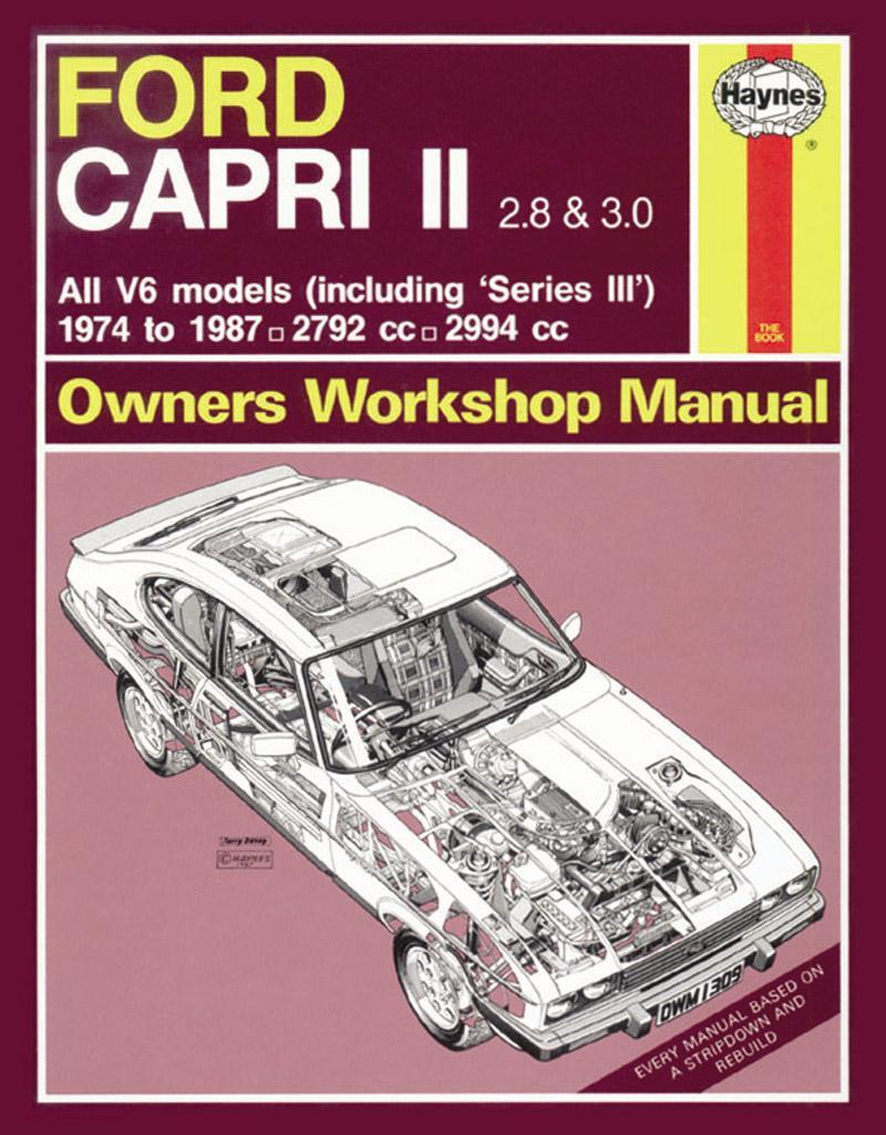 Cover: 9780857336941 | Ford Capri II (and III) 2.8 &amp; 3.0 V6 (74 - 87) Haynes Repair Manual