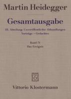 Cover: 9783465036418 | Gesamtausgabe 71. Das Ereignis | Martin Heidegger | Buch | XXII | 2009