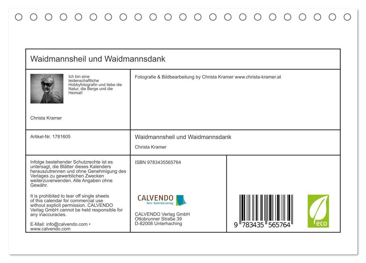 Bild: 9783435565764 | Waidmannsheil und Waidmannsdank (Tischkalender 2025 DIN A5 quer),...