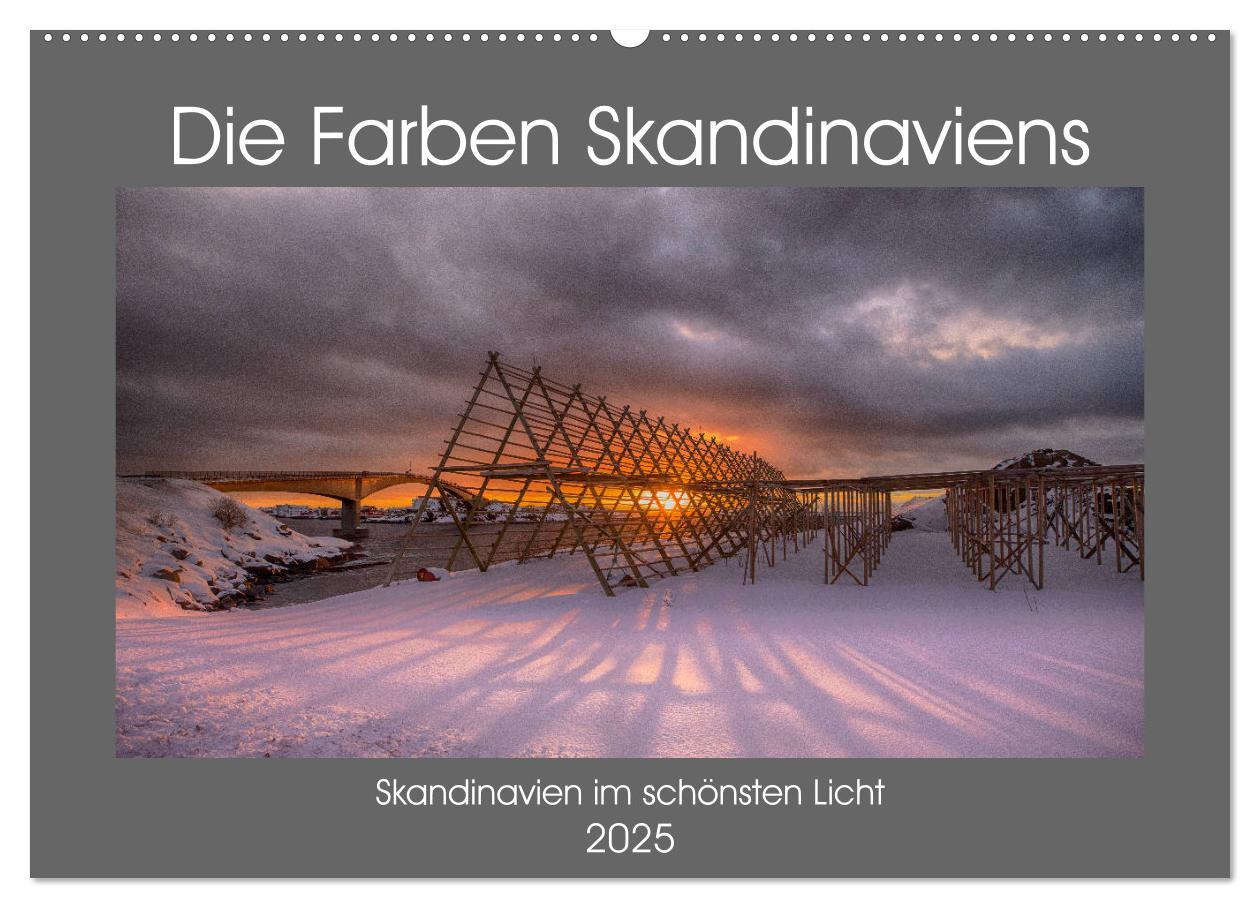 Cover: 9783435218189 | Die Farben Skandinaviens (Wandkalender 2025 DIN A2 quer), CALVENDO...