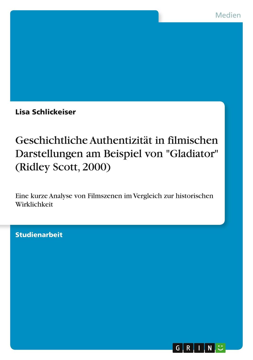 Cover: 9783346232274 | Geschichtliche Authentizität in filmischen Darstellungen am...