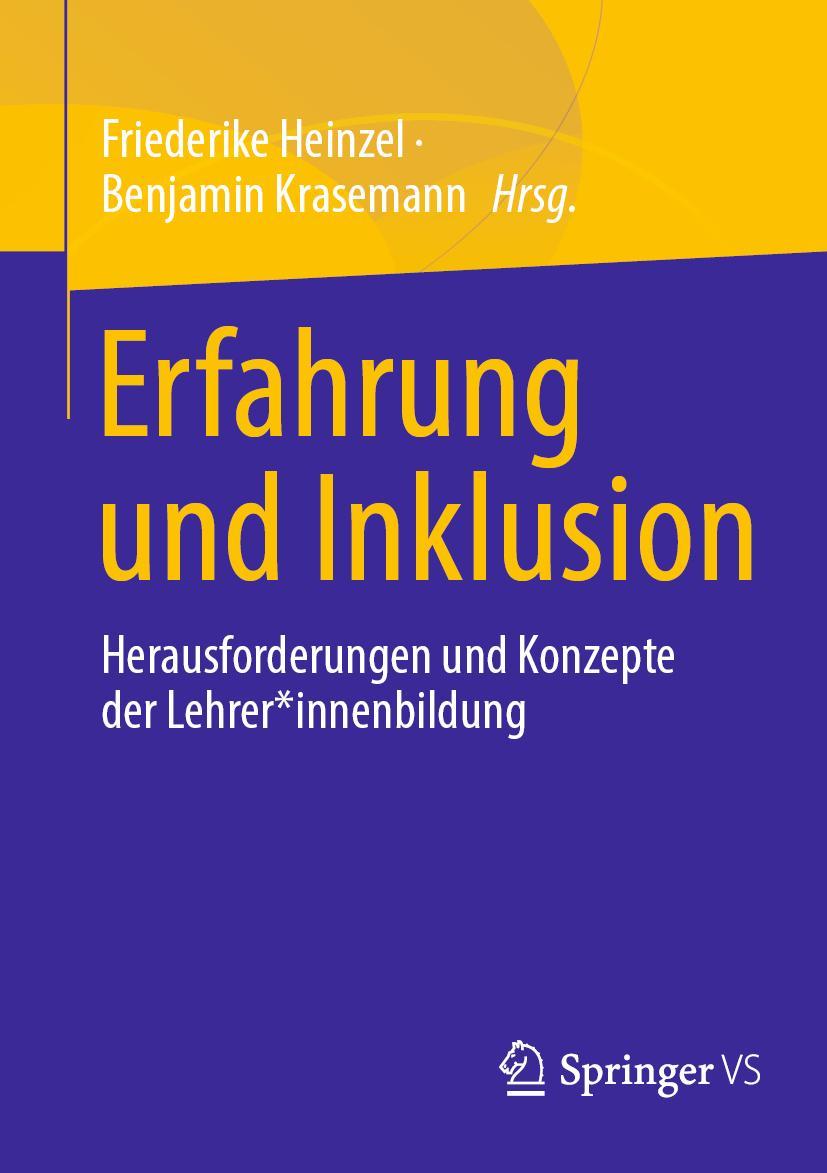 Cover: 9783658366087 | Erfahrung und Inklusion | Benjamin Krasemann (u. a.) | Taschenbuch