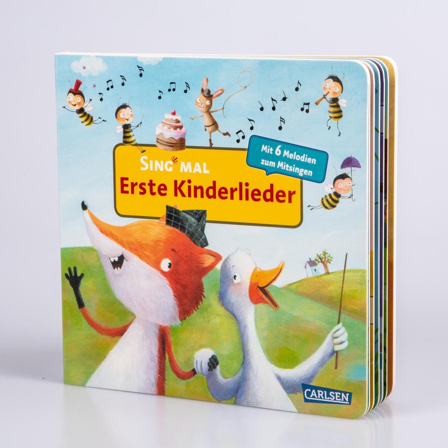 Bild: 9783551251435 | Erste Kinderlieder | Buch | Sing mal | Pappenbuch | 14 S. | Deutsch