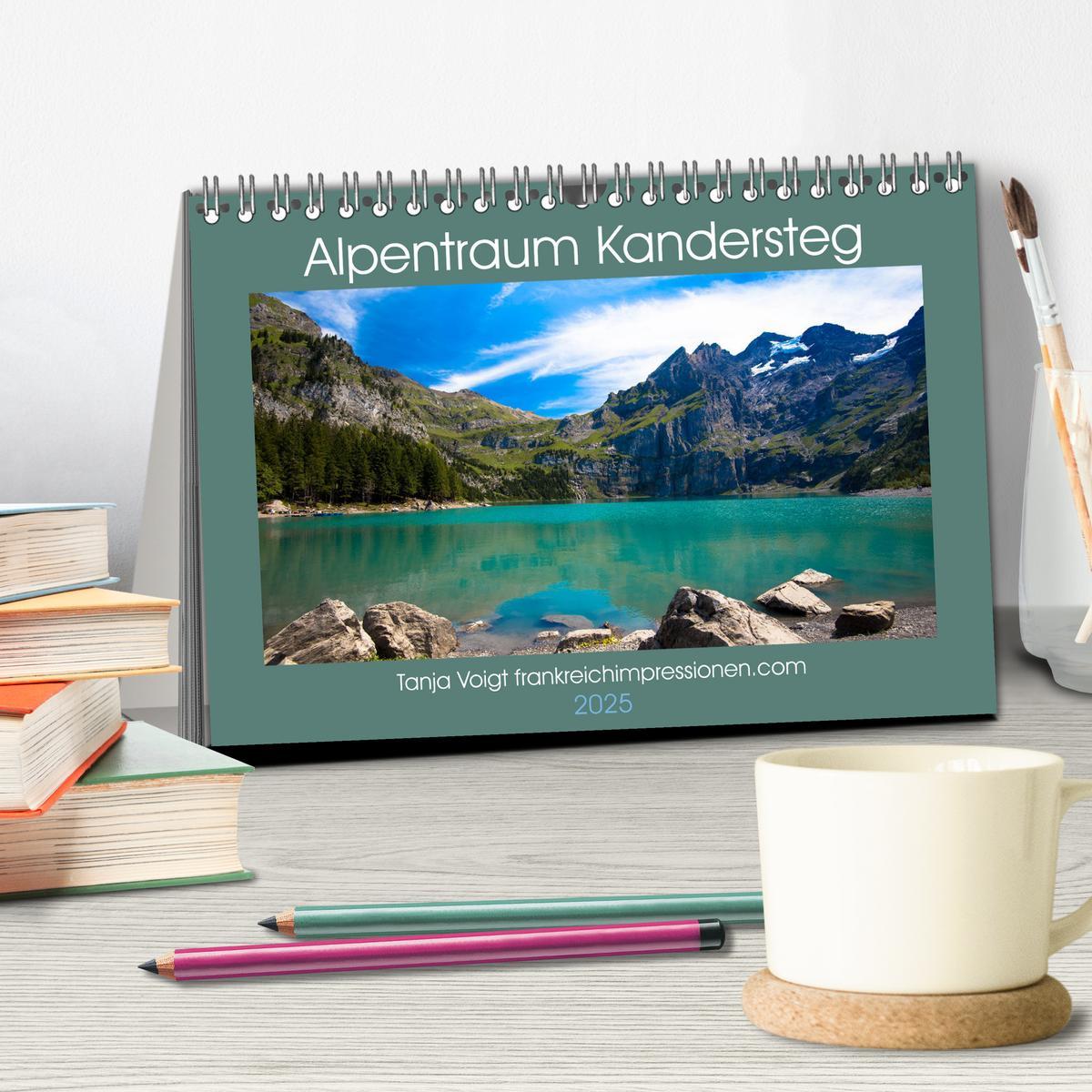 Bild: 9783435356577 | Alpentraum Kandersteg (Tischkalender 2025 DIN A5 quer), CALVENDO...