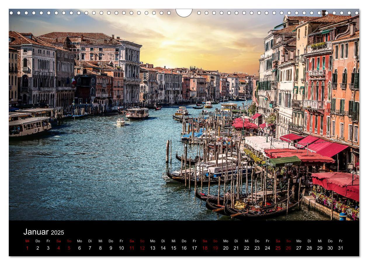 Bild: 9783435403844 | Momenti di Venezia - Venezianische Momente (Wandkalender 2025 DIN...