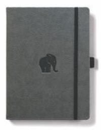 Cover: 5285003136603 | Dingbats A5+ Wildlife Grey Elephant Notebook - Plain | Taschenbuch