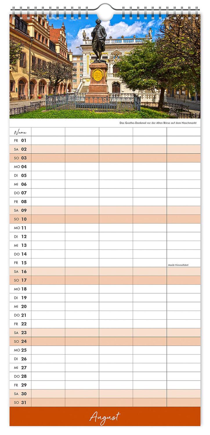 Bild: 9783910680784 | Kalender Familienplaner Leipzig 2025 | K4 Verlag (u. a.) | Kalender