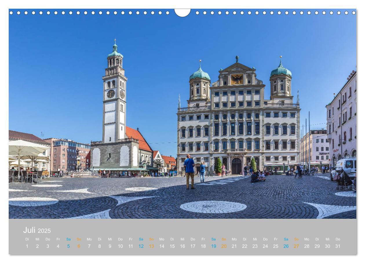 Bild: 9783435239245 | Augsburg - Stadt der Renaissance (Wandkalender 2025 DIN A3 quer),...