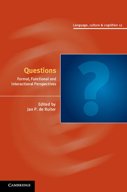 Cover: 9780521762670 | Questions | Jan P. De Ruiter | Buch | Englisch | 2015