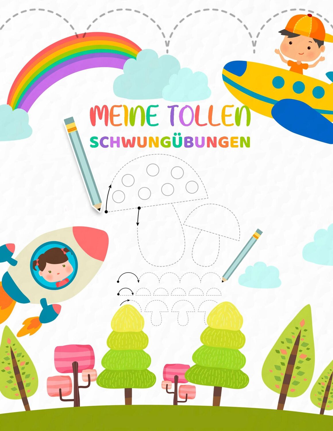 Cover: 9783748183297 | Meine tollen Schwungübungen - Kinderbuch als Vorbereitung für das...