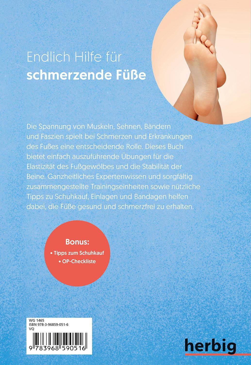 Rückseite: 9783968590516 | Erste Hilfe für die Füße | Thomas Rogall | Taschenbuch | 96 S. | 2023