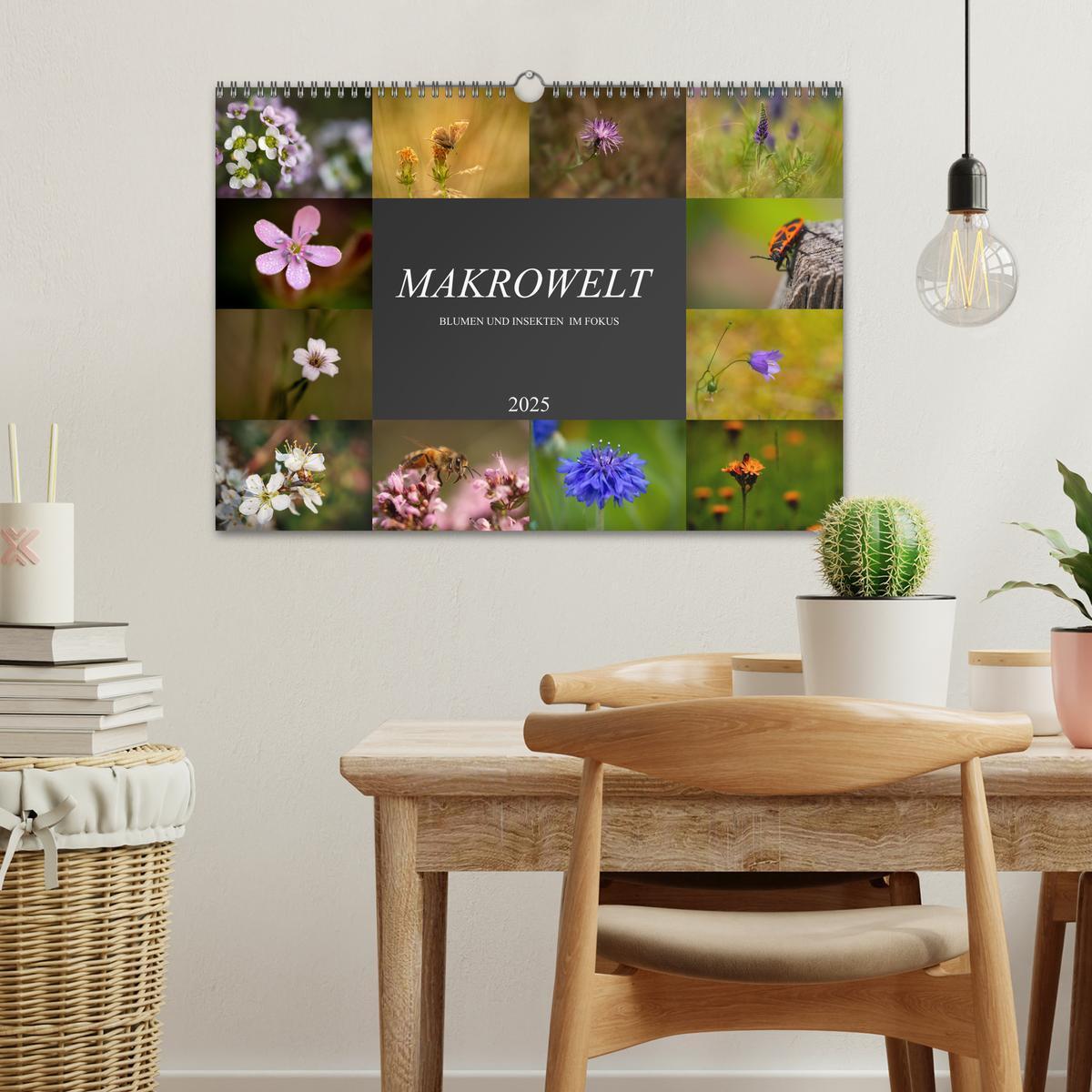 Bild: 9783383999376 | Makrowelt - Blumen und Insekten im Fokus (Wandkalender 2025 DIN A3...