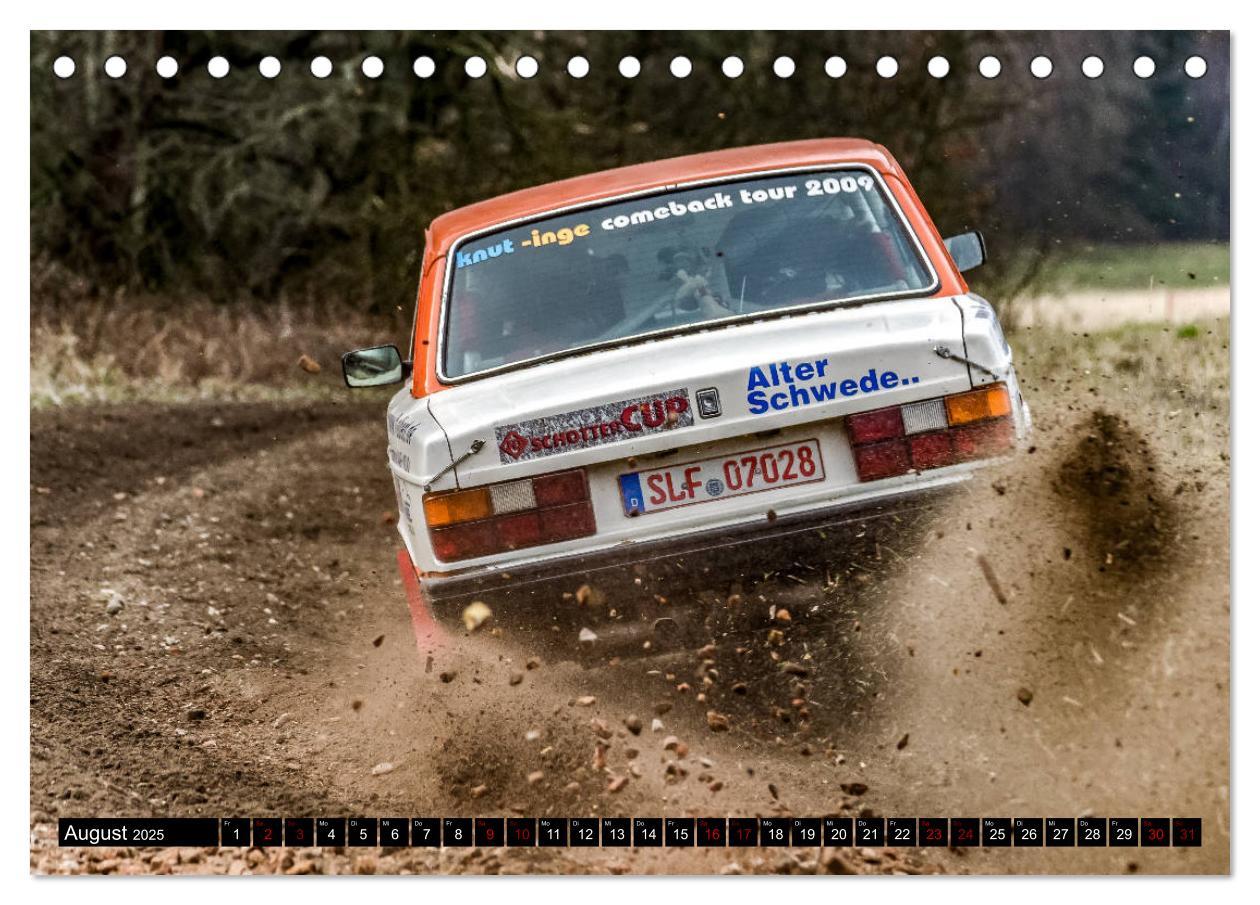 Bild: 9783435399383 | SCHNELL! AUTHENTISCH! MITTENDRIN! - RALLYE! (Tischkalender 2025 DIN...