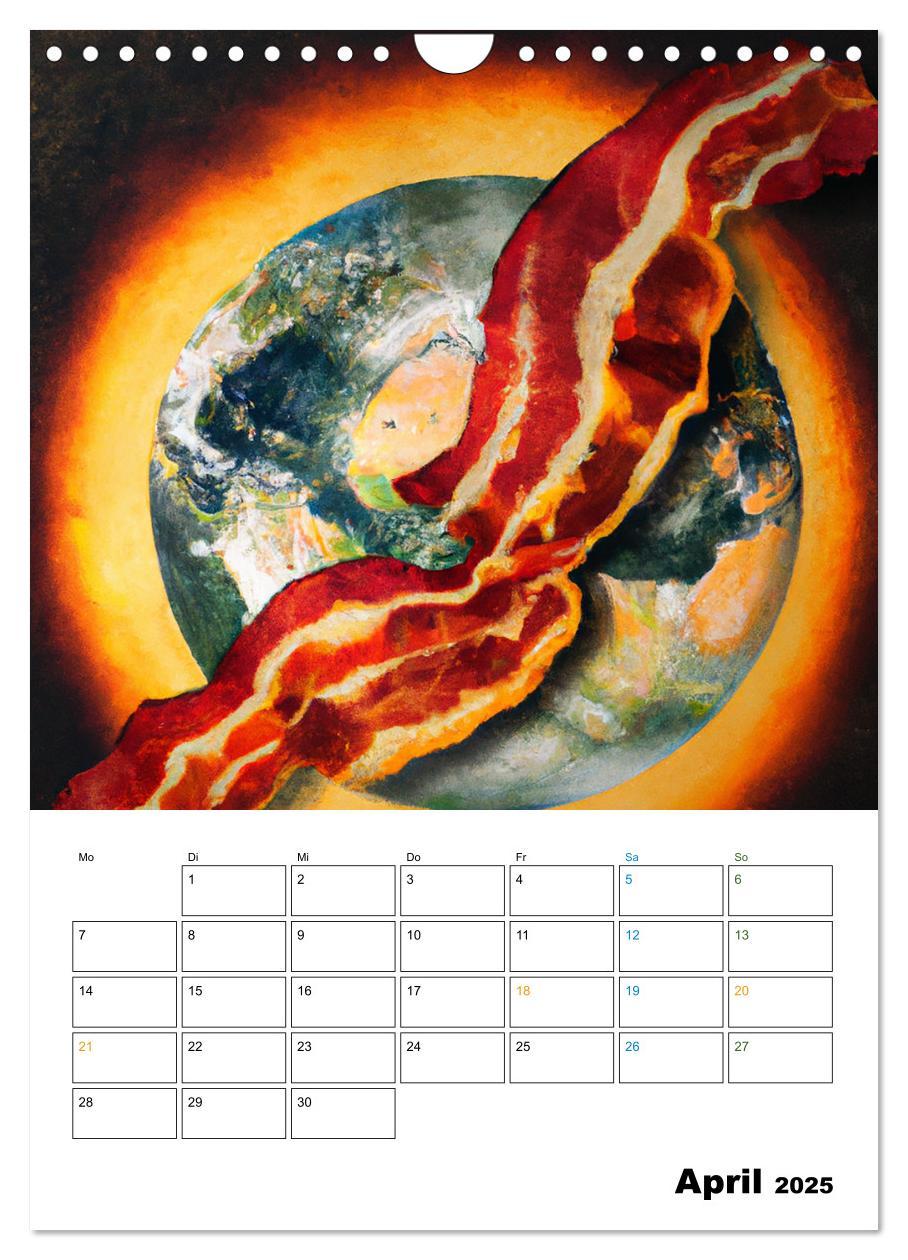 Bild: 9783435886111 | Bacon Kalender - Wir lieben Bacon (Wandkalender 2025 DIN A4 hoch),...