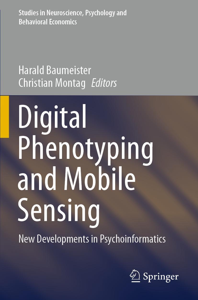 Cover: 9783030316228 | Digital Phenotyping and Mobile Sensing | Christian Montag (u. a.) | xx