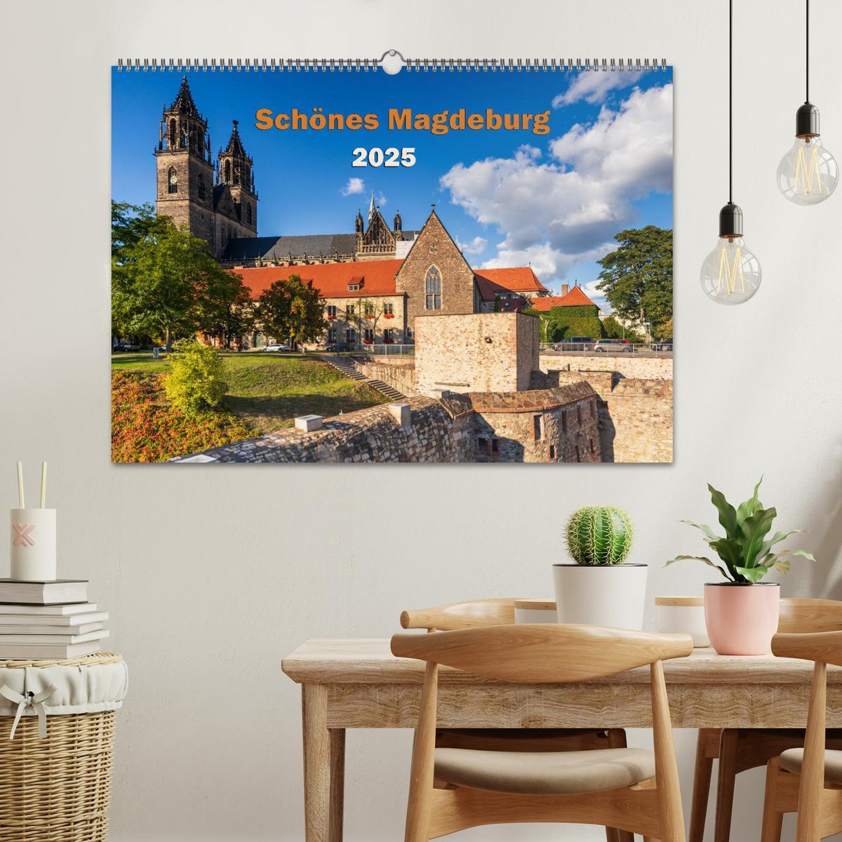 Bild: 9783383831843 | Schönes Magdeburg (Wandkalender 2025 DIN A2 quer), CALVENDO...