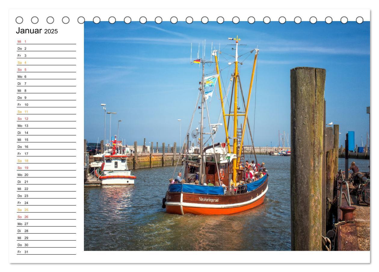 Bild: 9783457239681 | Ostfriesland - maritim pur (Tischkalender 2025 DIN A5 quer),...