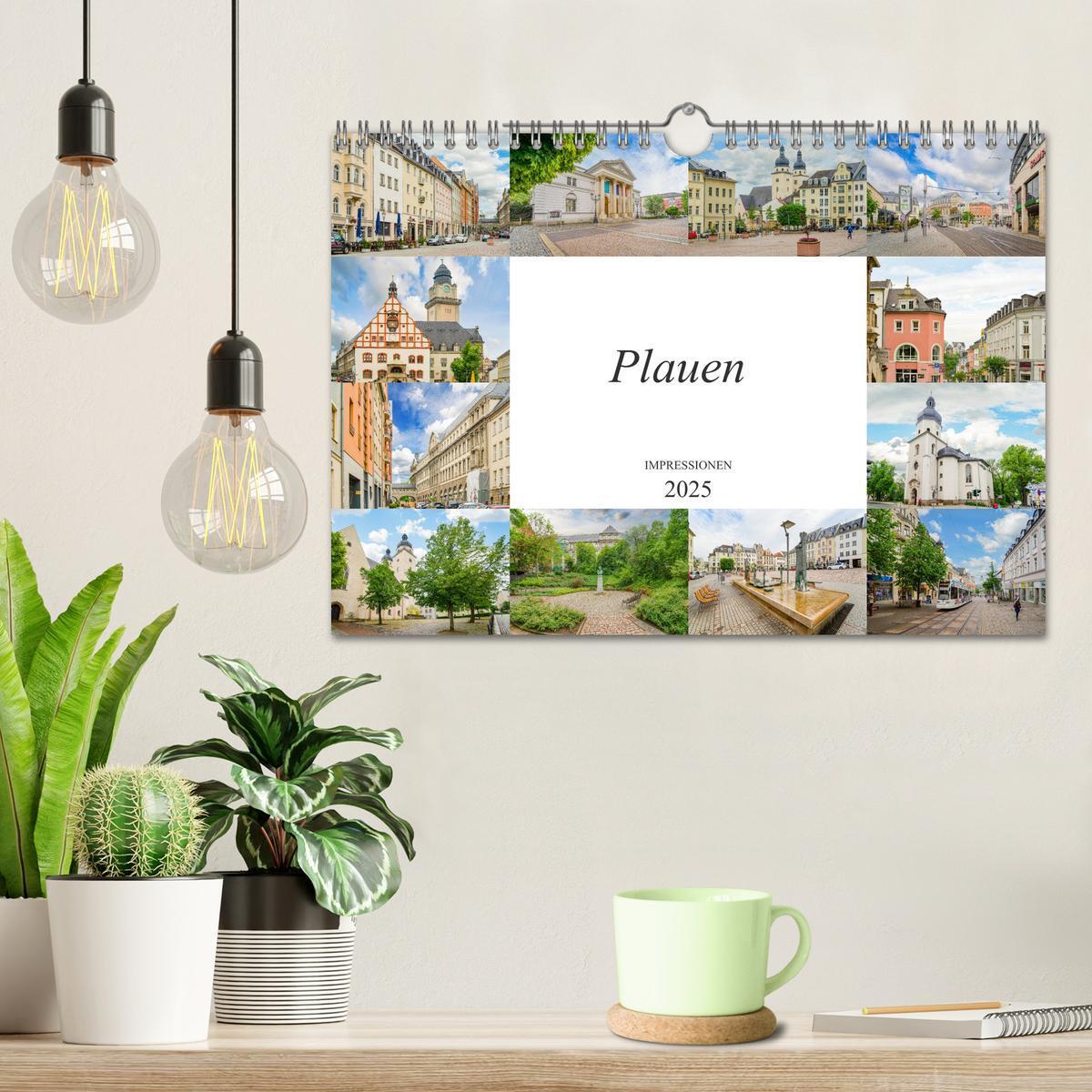 Bild: 9783435223312 | Plauen Impressionen (Wandkalender 2025 DIN A4 quer), CALVENDO...