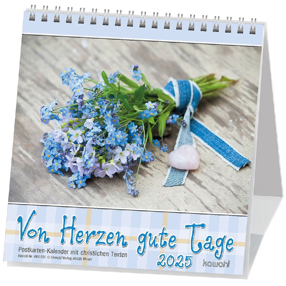 Cover: 9783754815151 | Von Herzen gute Tage 2025 | Kalender | Spiralbindung. Spiralbindung